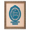 Image 1 : A Framed Early Disney Gallery Shopping Bag.