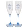 Image 1 : A Pair of Team Fantasyland Champagne Glasses.