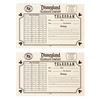 Image 3 : A Pair of Disneyland Telegraph Company Blank Telegrams.