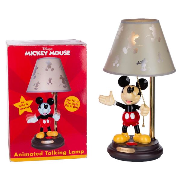A Mickey Mouse Talking Lamp.