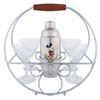 Image 1 : A Mickey Martini Carrier with Glasses and Shaker.