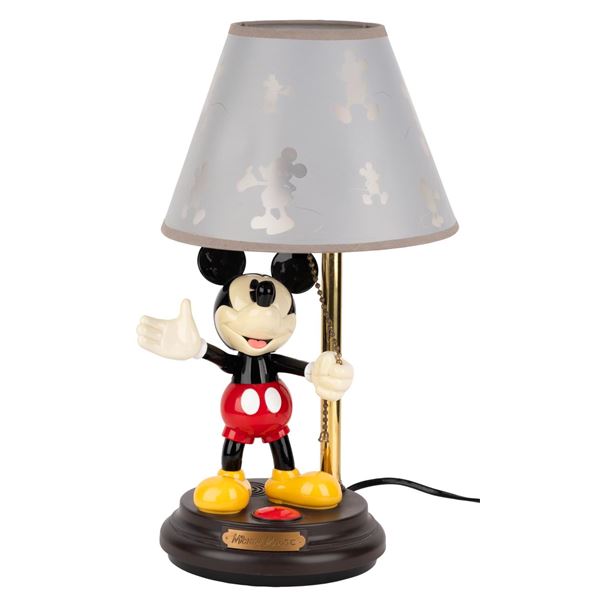 A Mickey Mouse Talking Lamp.