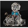 Image 1 : A Crystal World Pinocchio & Jiminy Cricket Figurine.