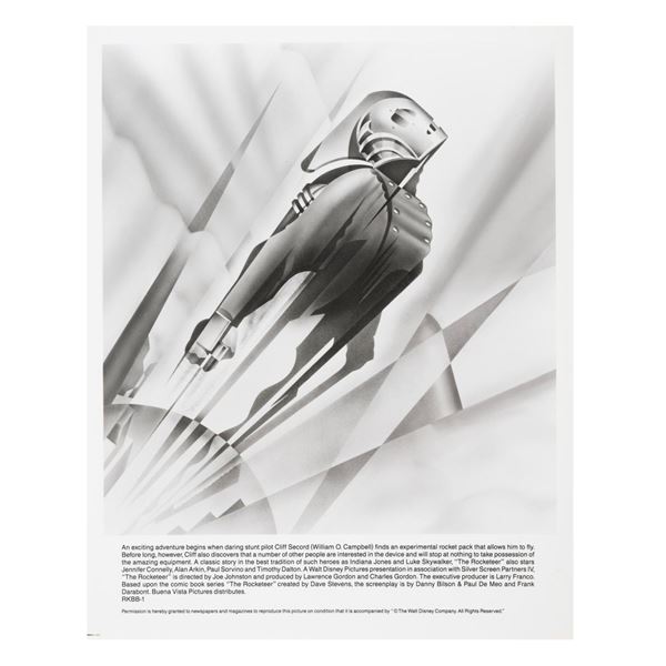 A "Rocketeer" Press Photo.