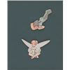 Image 3 : A Pair of Framed Peter Pan Paper Cut-Outs.