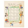 Image 1 : A 1946 Disney Studio New Year's Card.