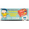 Image 1 : A Donald Duck Ice Cream Advertisement.