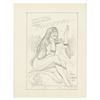 Image 1 : A Spider-Woman Drawing Signed By Steve Leialoha.