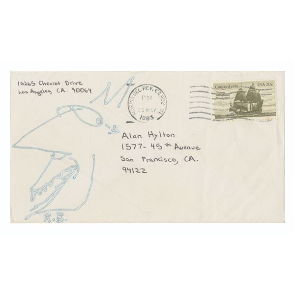 A Ray Bradbury Original Sketch.