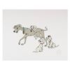 Image 1 : A "101 Dalmatians" Perdita and Puppies Sericel.