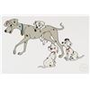 Image 2 : A "101 Dalmatians" Perdita and Puppies Sericel.
