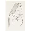 Image 2 : An Original "Pocahontas" Production Drawing.
