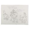 Image 1 : A Scooby-Doo & Shaggy Drawing Signed By Ken Muse.