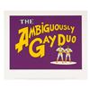 Image 1 : An SNL Ambiguously Gay Duo Title Card Print.
