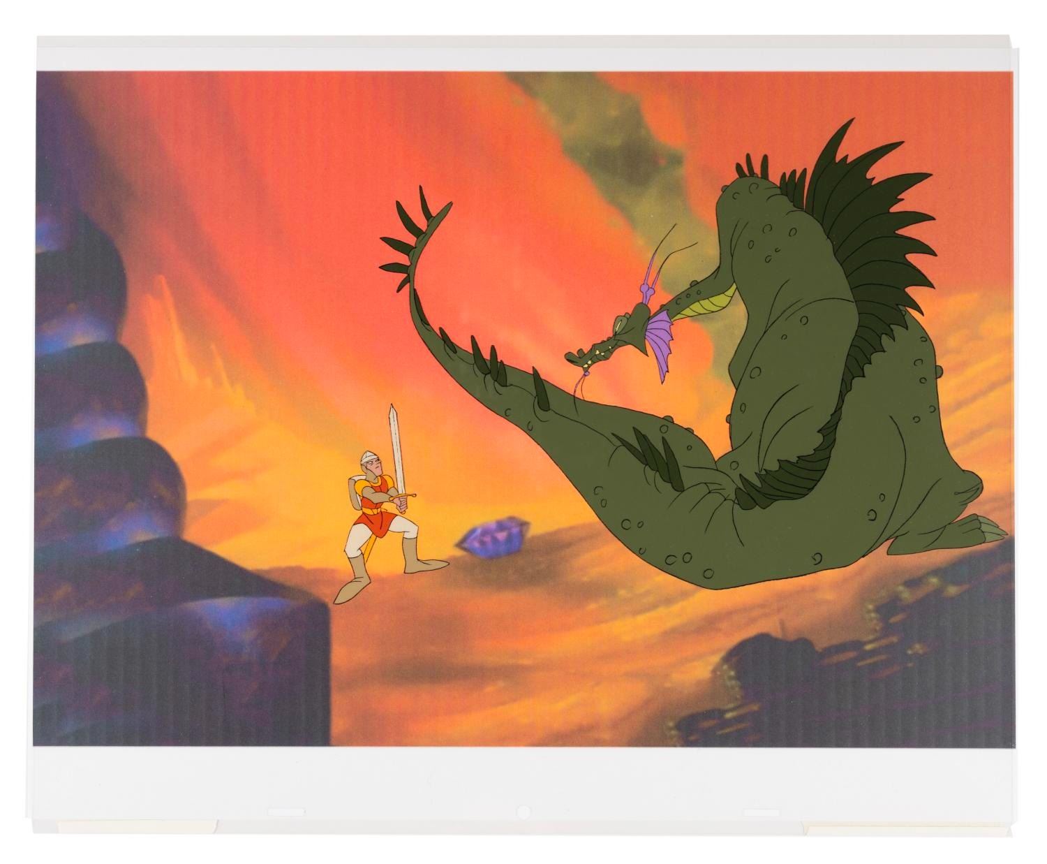 A Dragon's Lair Dirk & Singe Publicity Cel.