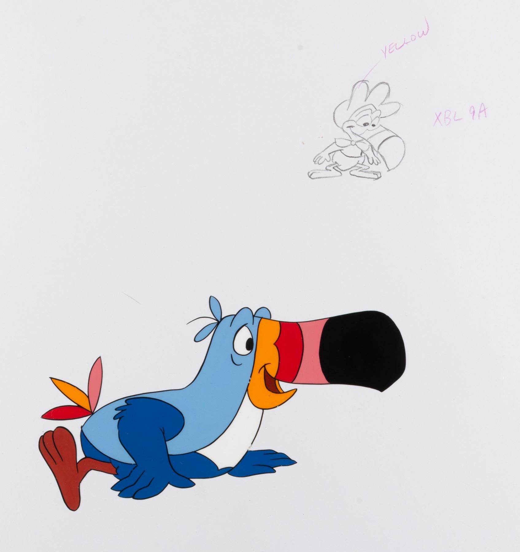 A Toucan Sam Froot Loops Commercial Production Cel A toucan sam froot loops commercial production cel