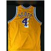 Image 1 : BYRON SCOTT SIGNED LOS ANGELES LAKERS JERSEY WITH '3X NBA CHAMP' INSCRIPTION PSA COA