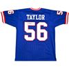 Image 1 : NEW YORK GIANTS LAWRENCE TAYLOR SIGNED BLUE JERSEY - BECKETT COA