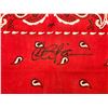Image 2 : CHARLIE SHEEN SIGNED RED BANDANA (BECKETT COA)