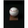 Image 1 : MIKE TROUT ENCASED BASEBALL ON STAND - JSA COA