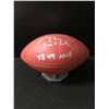 Image 1 : TOM BRADY SIGNED SUPER BOWL 49 FOOTBALL WITH MVP INSCRIPTION  FANATICS COA