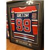 Image 1 : WAYNE GRETZKY SIGNED AND CUSTOM FRAMED CCM OILERS JERSEY (WG COA)