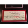Image 2 : BANK OF AMERICA MARILYN MUNROE FACSIMILE SIGNED CHECK DISPLAY