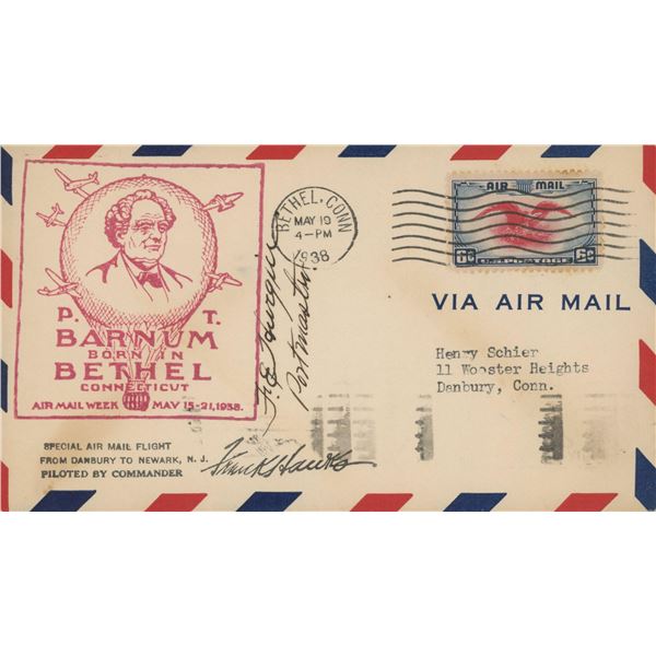 Colonel Frank Hawks signed first day cover
