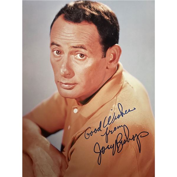 Joey Bishop signed photo