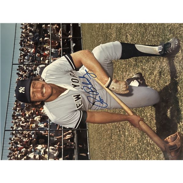 Ron Blomberg signed photo