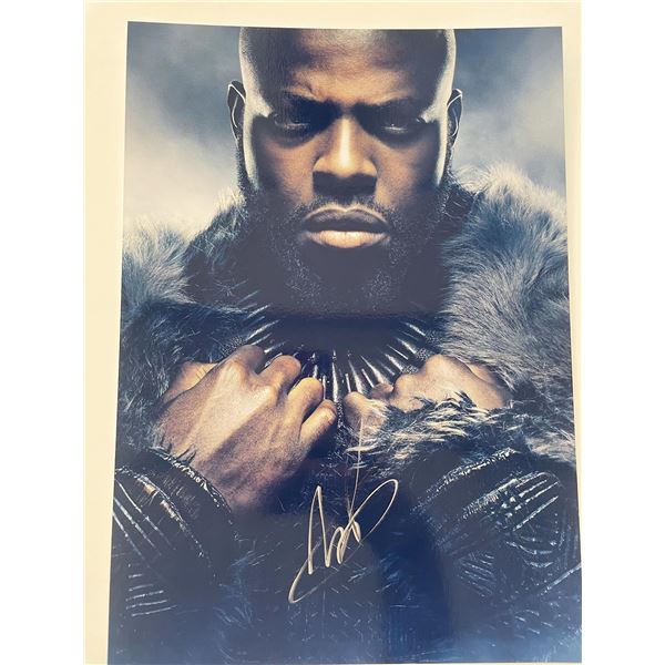 Black Panther Winston Duke signed movie photo