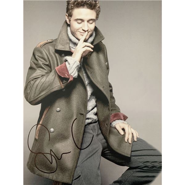 Max Irons signed photo