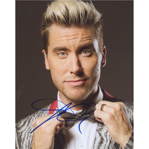 NSYNC Lance Bass signed photo