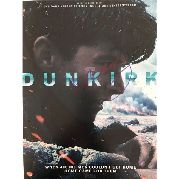 Dunkirk Harry Styles signed movie photo