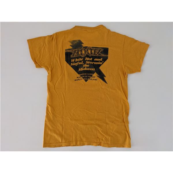 Angel 1979 Sinful Tour T-Shirt Shirt Belkin Productions Erie Toledo Cleveland