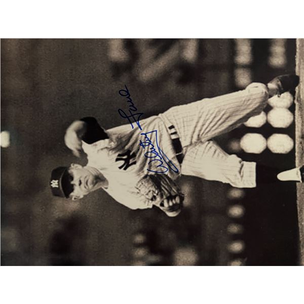 Whitey Ford signed photo
