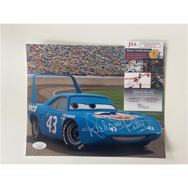 Richard Petty Cars Movie Signed Photo JSA
