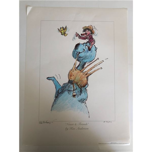 Ken Anderson - Nessie and Friends - Original Lithograph - 1992