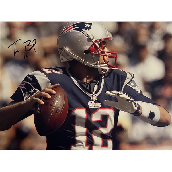 Tom Brady signed photo