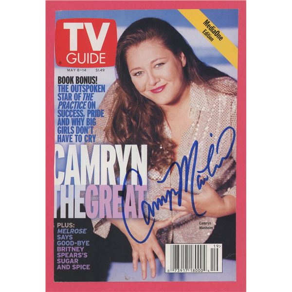 Camryn Manheim signed TV Guide