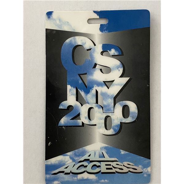 CSNY 2000 Backstage Pass