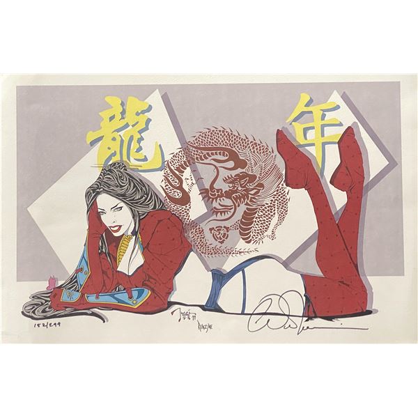 Renzine William Tucci signed lithograph