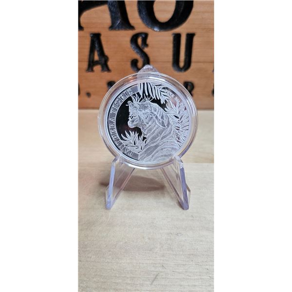 Lot 2-1) 1 oz Silver Panthera Tigris Coin 2022