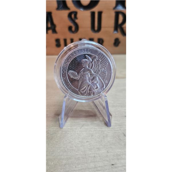 Lot 5-1)1 oz Saint Helena The Queen's Virtues 2022