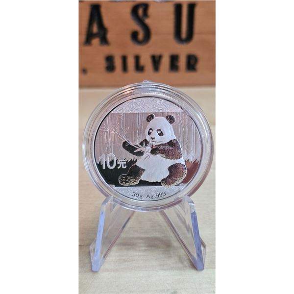 Lot 13-1) 30 gram Pure Silver Chinese Panda 2017