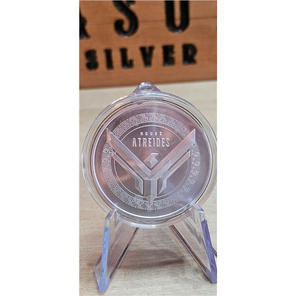 Lot 29-1) 1 oz Silver Round DUNE House Atreides