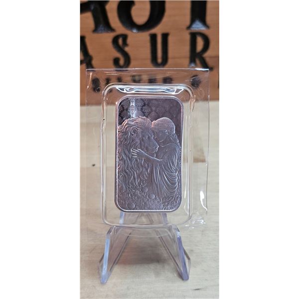Lot 36-1) 1 oz Una and Lion Silver Bar