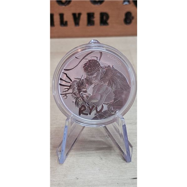 Lot 44-1) 1 oz Silver Street Fighter 2022