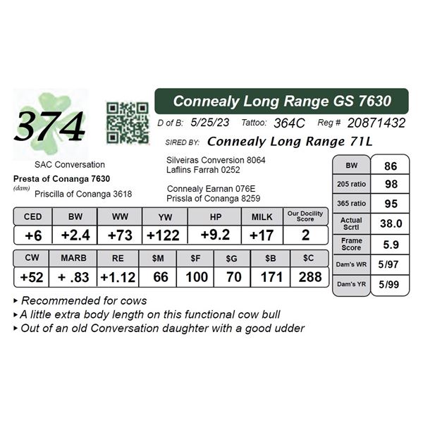Connealy Long Range GS 7630