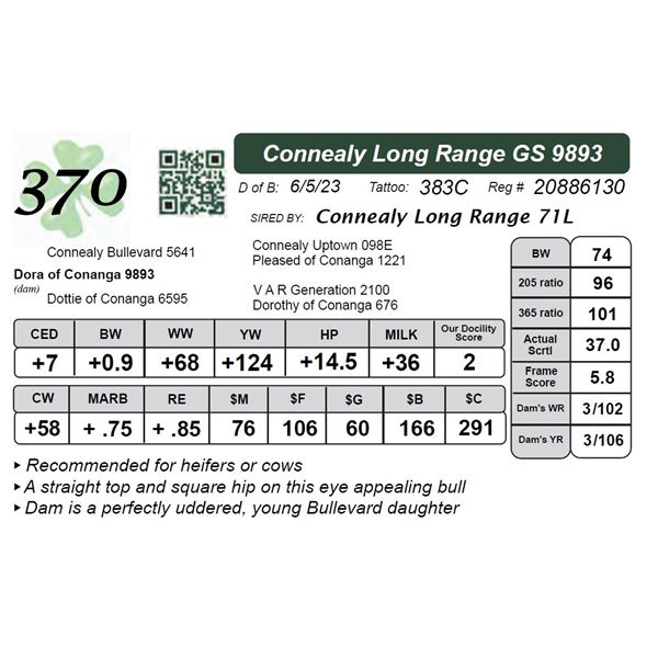 Connealy Long Range GS 9893